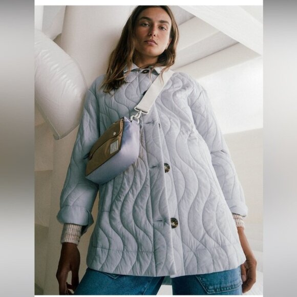 Madewell Quilted Belrose Shirt-Jacket - Picture 2 of 6